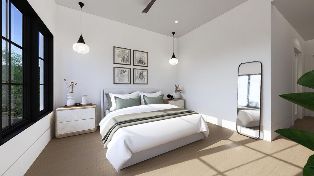 Furnished interior view inside a new home in , Charleston (Image 7).