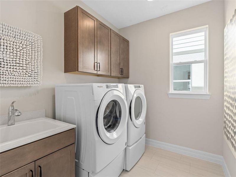 Furnished interior view inside a new home in Bridgewalk, St. Cloud (Image 20).