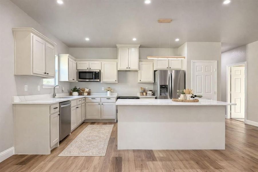 Virtual staging for illustration purposes only.