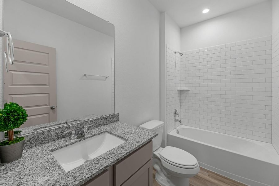 Furnished interior view inside a new home in Springwood, Beaumont (Image 11).