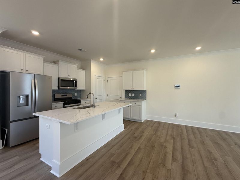 Furnished interior view inside a new home in Cottages at Roofs Pond, West Columbia (Image 5).