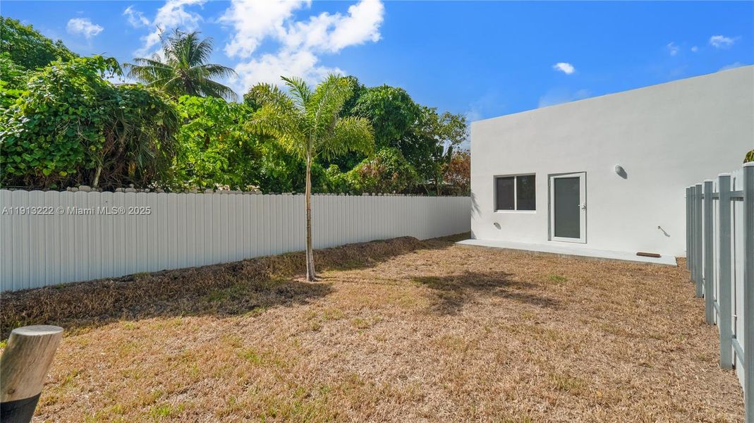 Exterior details and patio area of a home in , Miami (Image 28). Exterior details and patio area of a home in , Miami (Image 28).