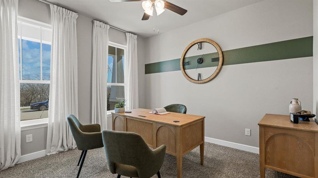 Furnished interior view inside a new home in Treeline, Justin (Image 22).