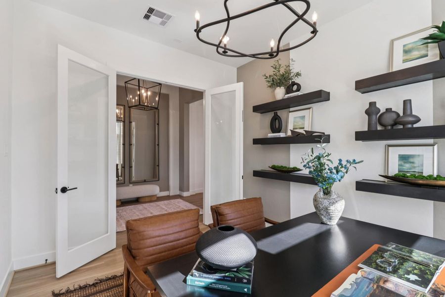 Furnished interior view inside a new home in Audubon, Magnolia (Image 17). Furnished interior view inside a new home in Audubon, Magnolia (Image 17).