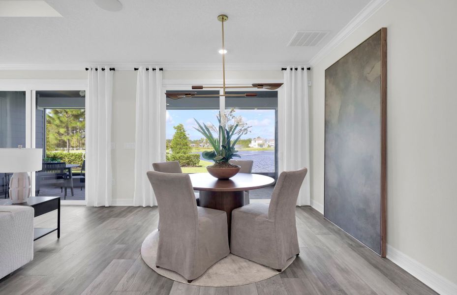 Representative furnished interior of a home built from the Mystique by Pulte Homes in Seminole Palms, Palm Coast (Image 7).
