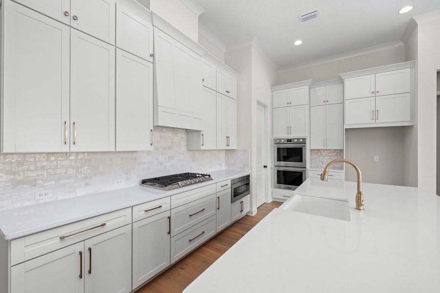Representative furnished interior of a home built from the Aurora by Riverside Homes in Hidden Creek at SilverLeaf, St. Augustine (Image 13).