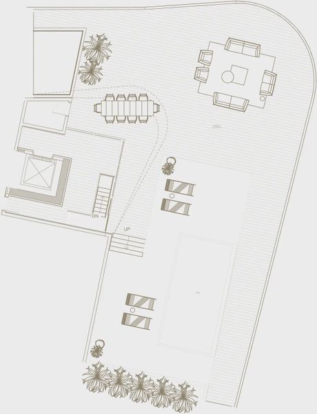2D floor plan layout for the UPH 3104 by Fortune International Group in The Ritz-Carlton Residences, Pompano Beach - The Beach Tower, Pompano Beach, FL (Image 2).