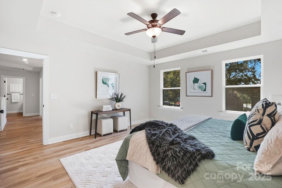 Furnished interior view inside a new home in , Charlotte (Image 11).