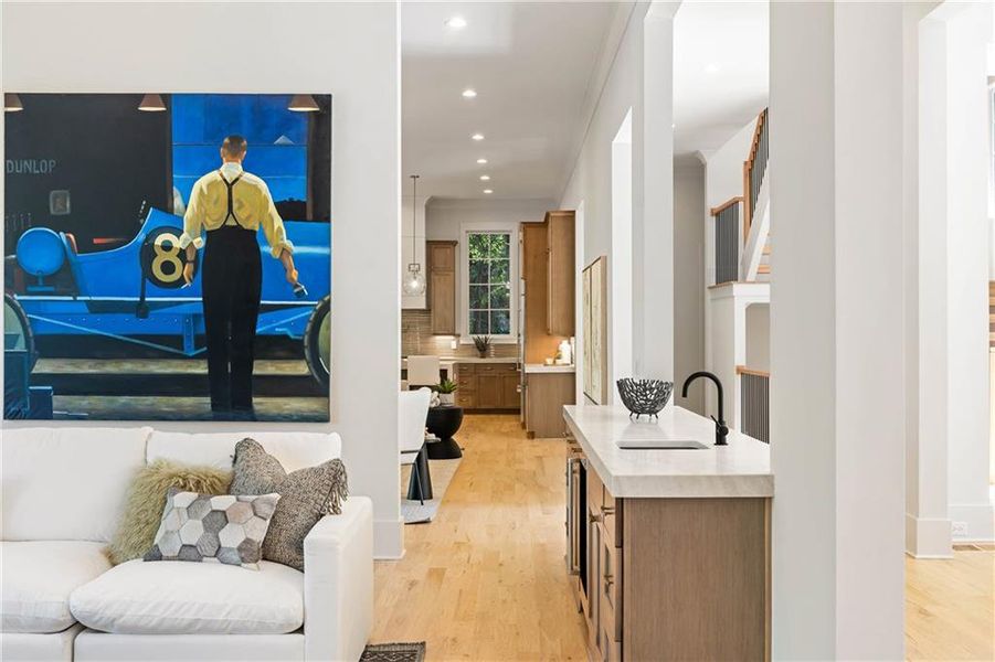 Furnished interior view inside a new home in , Marietta (Image 8).