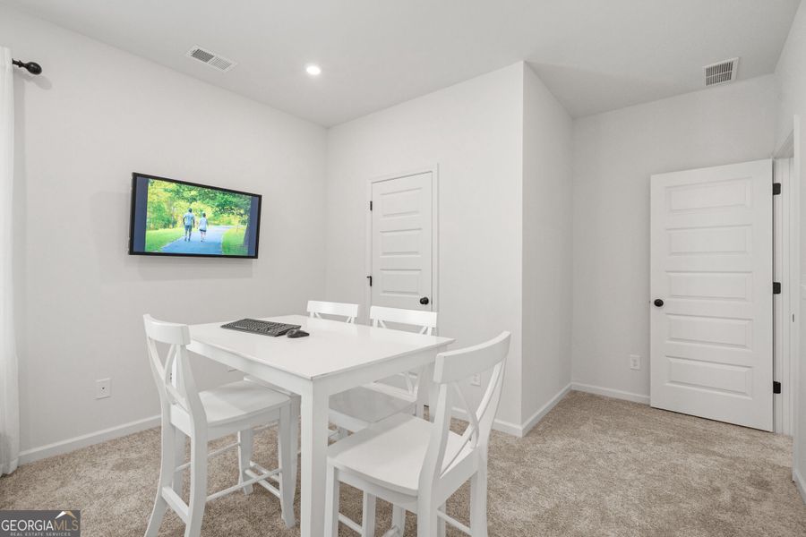 Furnished interior view inside a new home in Bryson Farms, Byron (Image 8).
