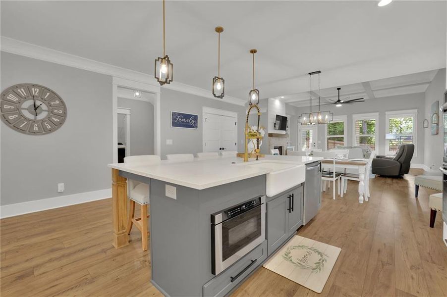 Furnished interior view inside a new home in , Canton (Image 32).