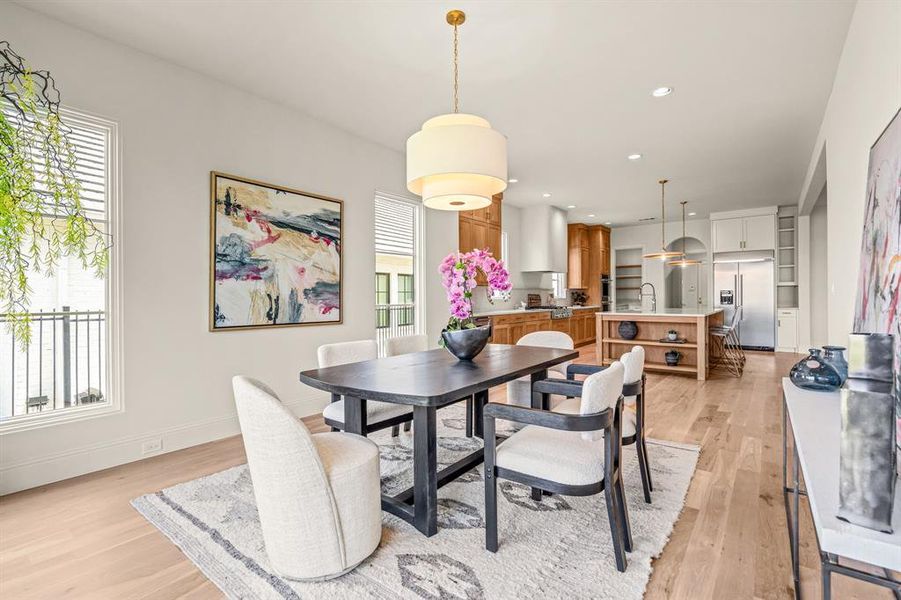 Furnished interior view inside a new home in , Fort Worth (Image 6).