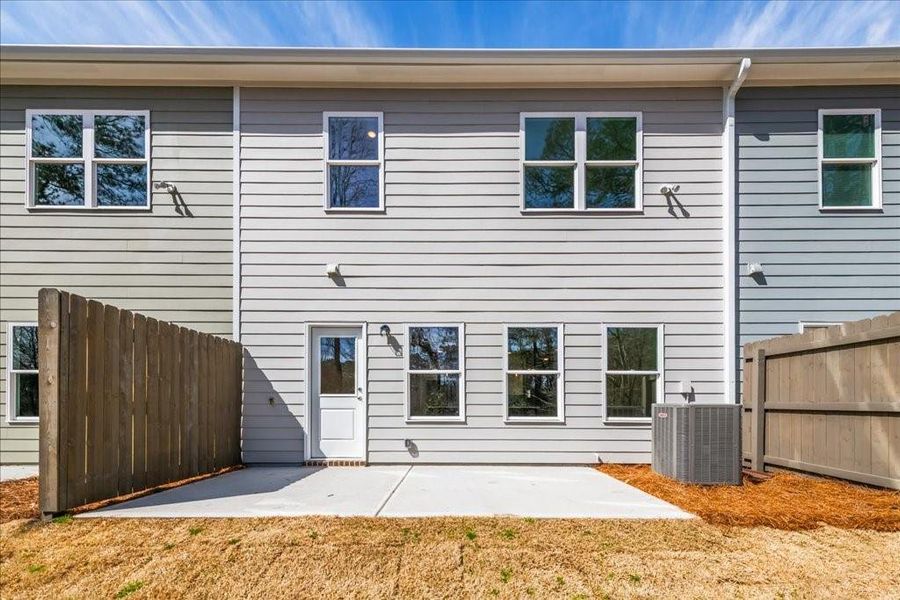 Exterior details and patio area of a home in Cherokee Township, Acworth (Image 27).