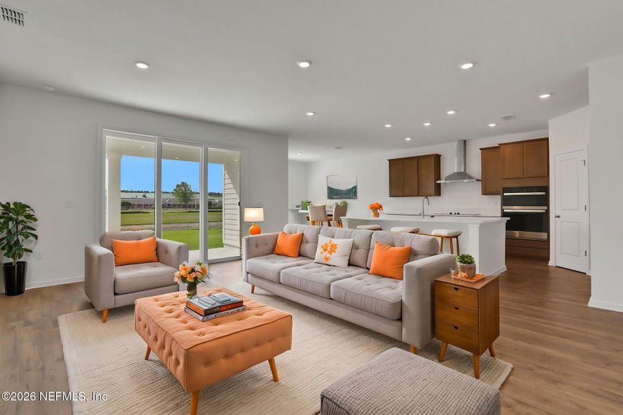 Furnished interior view inside a new home in Amberly, Green Cove Springs (Image 14).