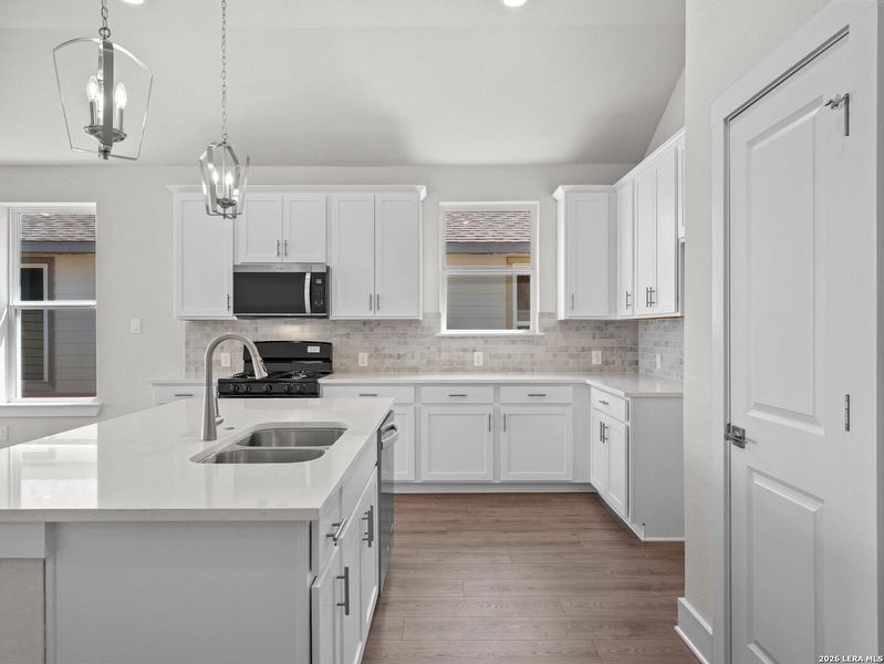 Furnished interior view inside a new home in Westridge, San Antonio (Image 8).