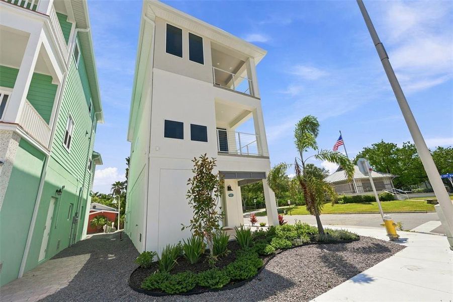 Exterior details and patio area of a home in , Indian Rocks Beach (Image 3). Exterior details and patio area of a home in , Indian Rocks Beach (Image 3).