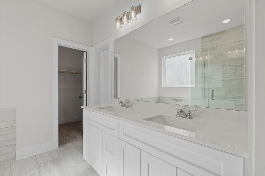 Furnished interior view inside a new home in The Grove at Blackhawk, Pflugerville (Image 13).