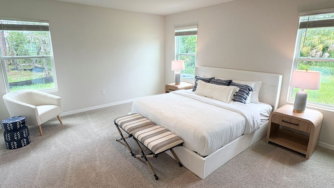 Furnished interior view inside a new home in Oakfield Lakes, Parrish (Image 7). Furnished interior view inside a new home in Oakfield Lakes, Parrish (Image 7).