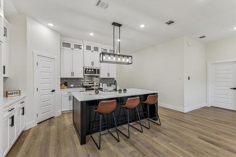 Furnished interior view inside a new home in , Fort Worth (Image 10). Furnished interior view inside a new home in , Fort Worth (Image 10).