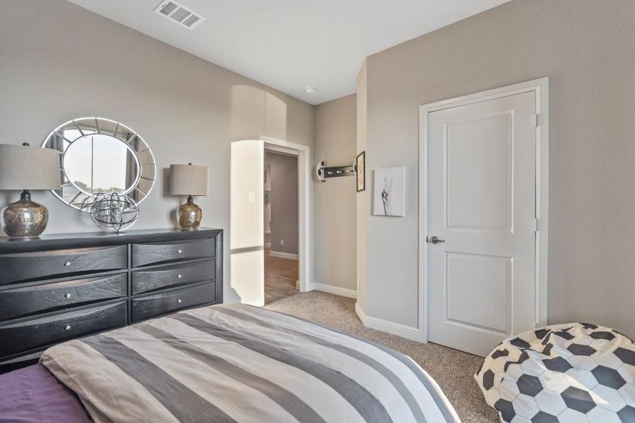 Furnished interior view inside a new home in Bluestem, Rhome (Image 4).
