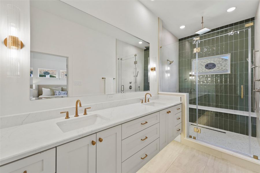 Furnished interior view inside a new home in , Houston (Image 17).