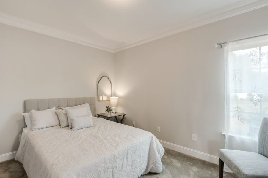 Representative furnished interior of a home built from the Hanover by Keystone Homes NC in Council Creek, Graham (Image 17).