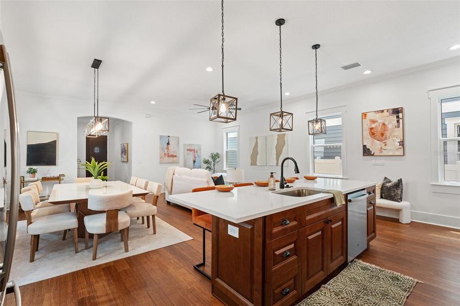Furnished interior view inside a new home in , Tampa (Image 15).