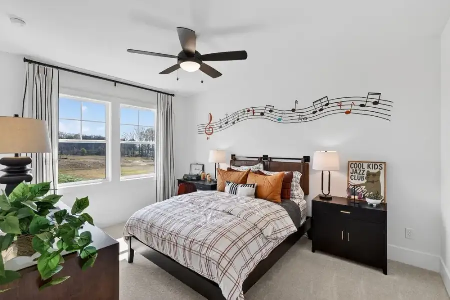 Furnished interior view inside a new home in Wayt Farm, Cumming (Image 18).