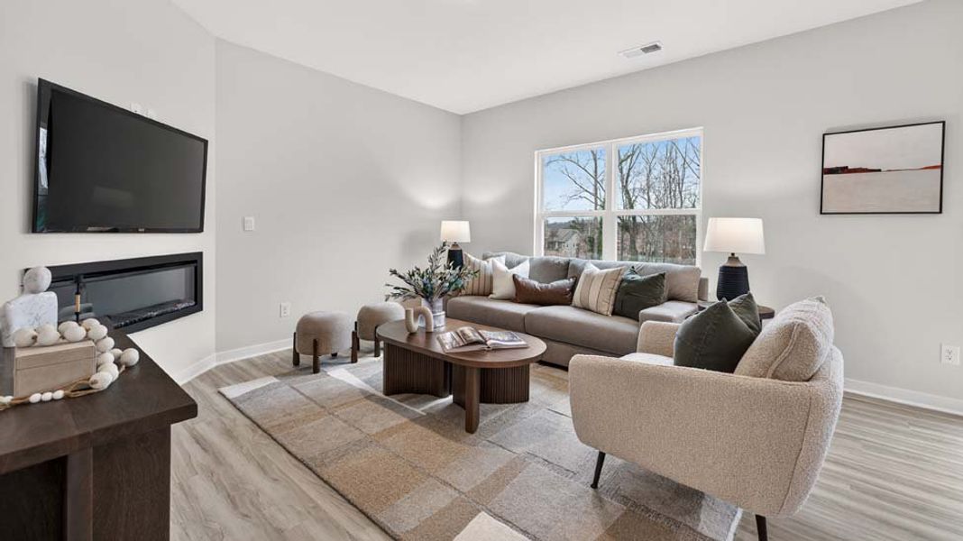 Furnished interior view inside a new home in Rydele Heights, Asheville (Image 9).