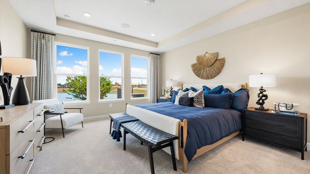 Furnished interior view inside a new home in Indigo Creek, Apollo Beach (Image 4).
