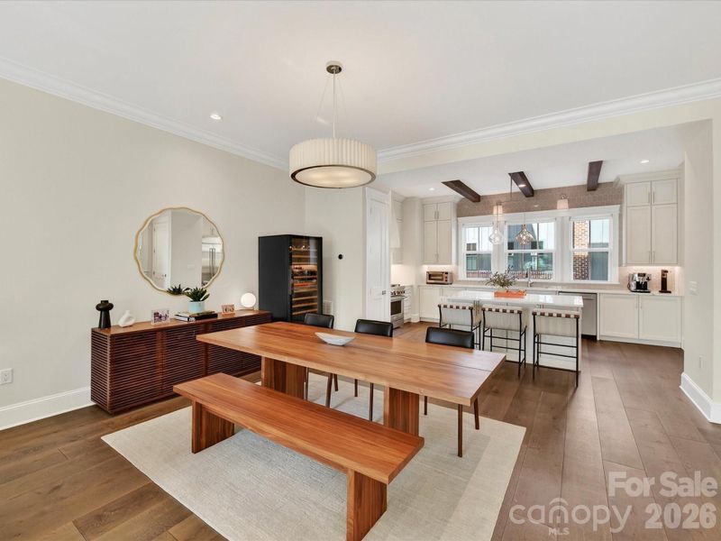Furnished interior view inside a new home in , Charlotte (Image 18).