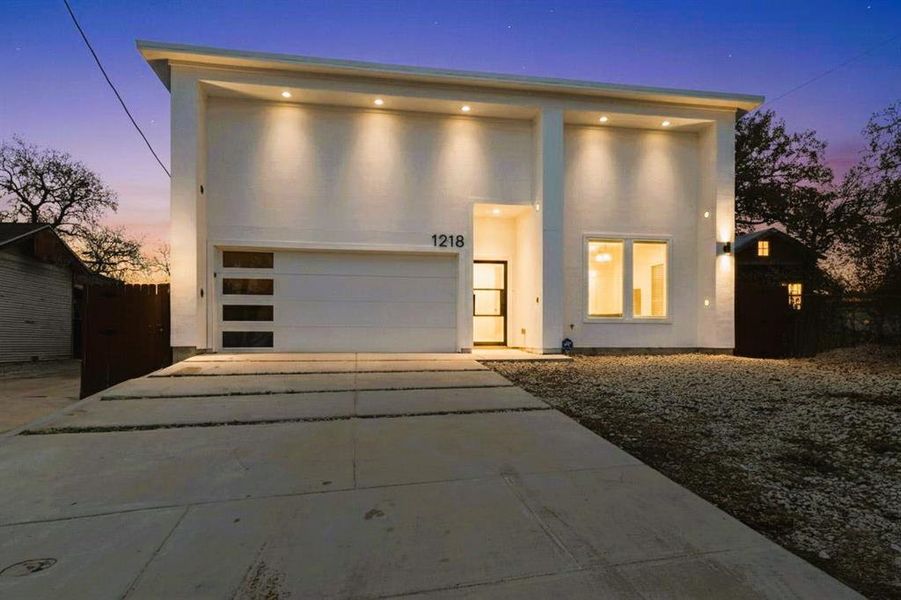 Exterior details and patio area of a home in , Dallas (Image 1). Exterior details and patio area of a home in , Dallas (Image 1).