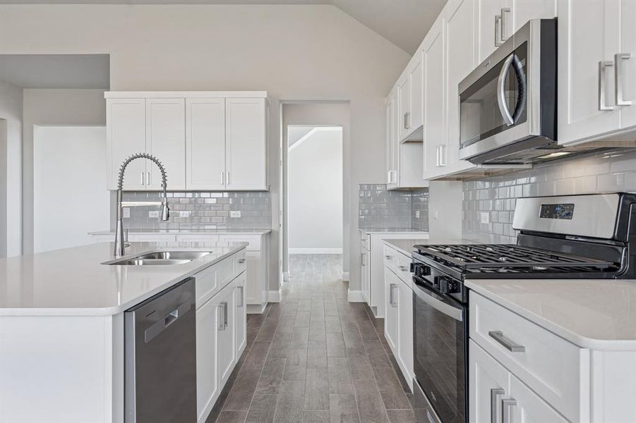 Furnished interior view inside a new home in Venetian, Weston (Image 6).