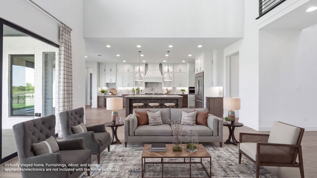 Furnished interior view inside a new home in Bristol Valley, Heath (Image 6).
