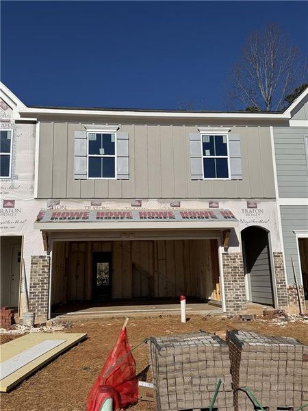 In-progress construction of a new home in Cherokee Township, Acworth, GA (Image 40).