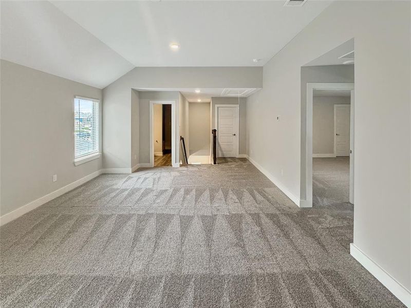 Family room 2nd Floor . NEW CARPET