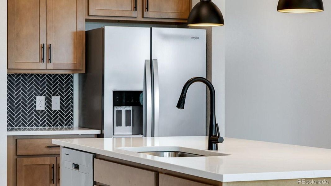 Close-up of interior finishes inside a home in Trails at Crowfoot, Parker (Image 13).