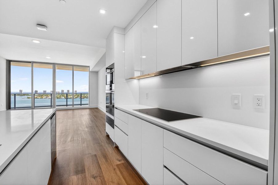 Kitchen with Intracoastal view