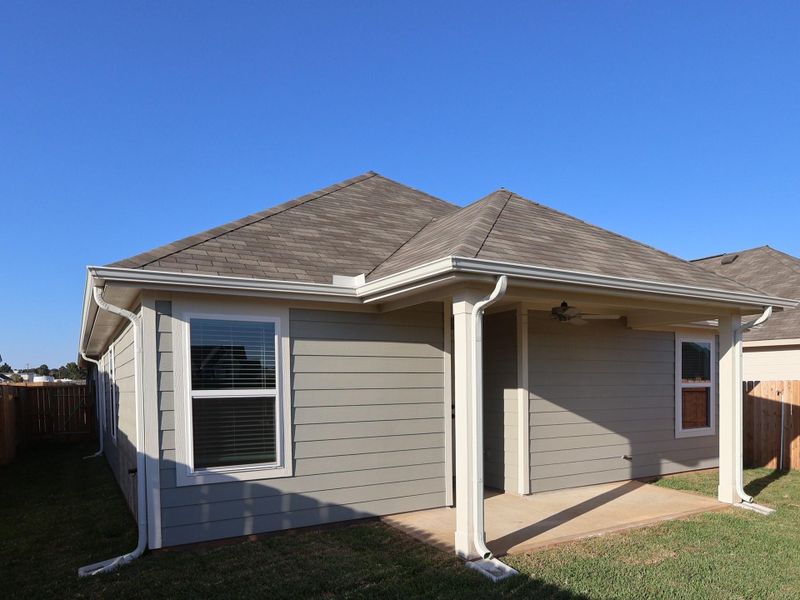 Exterior details and patio area of a home in Lone Star Landing, Montgomery (Image 3).