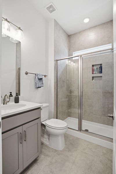 Furnished interior view inside a new home in Summerwind Crossing at Lakes of Cane Bay, Summerville (Image 36).
