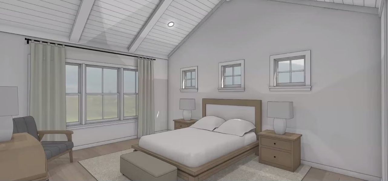 Representative furnished interior of a home built from the Harrison by Keystone Custom Homes in Preserve at Mayes Meadow, Cornelius (Image 4).