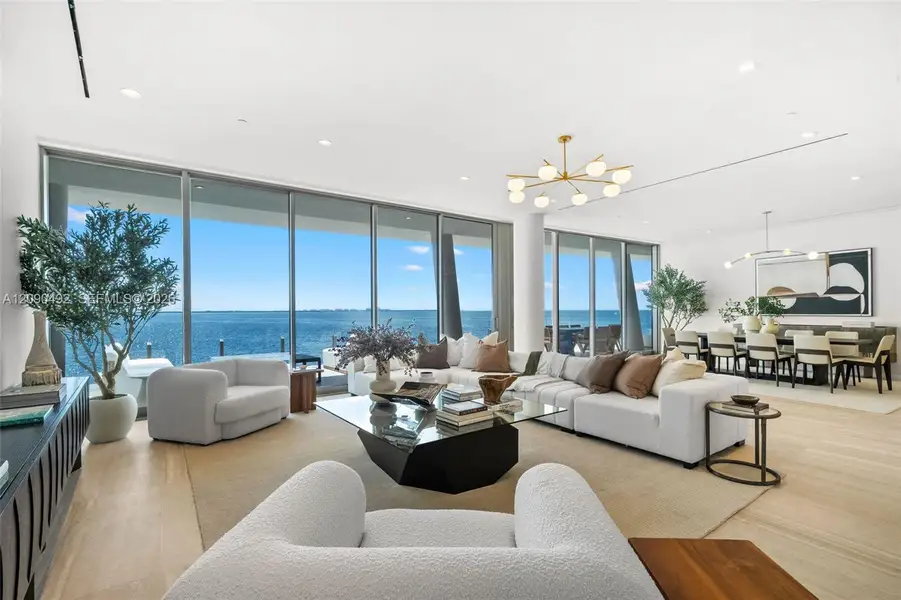 Furnished interior view inside a new home in , Miami (Image 6). Furnished interior view inside a new home in , Miami (Image 6).