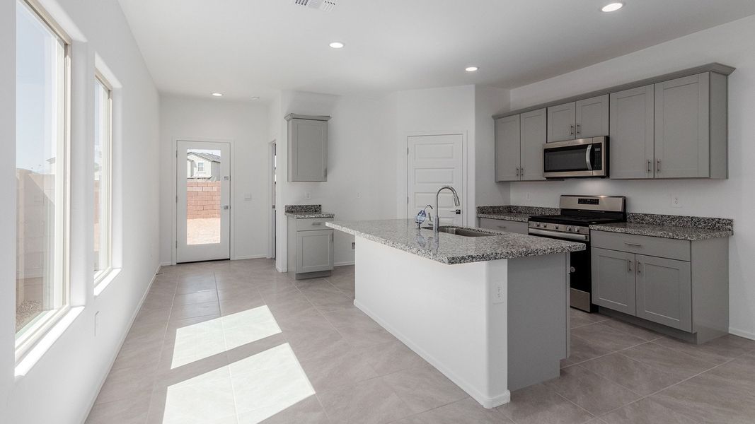 Furnished interior view inside a new home in Blackhawk, Tucson (Image 9).