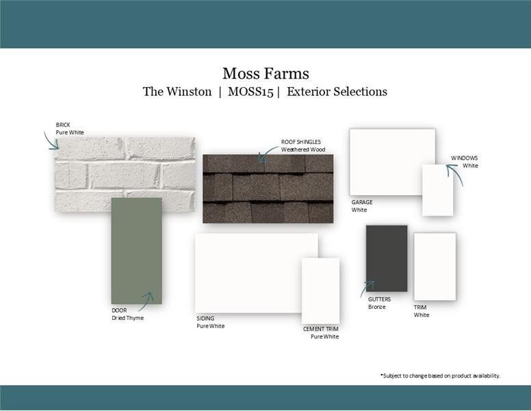 Sample of building materials used in homes in Moss Farm, White House (Image 39).