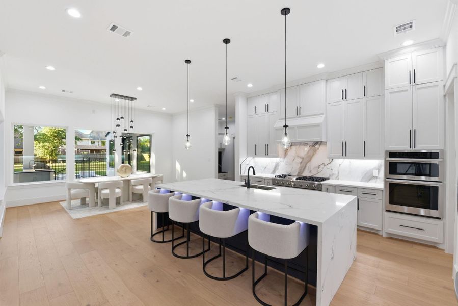 Furnished interior view inside a new home in , Spring (Image 15).