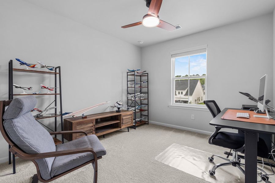 Furnished interior view inside a new home in Heron's Walk at Summers Corner, Summerville (Image 27).