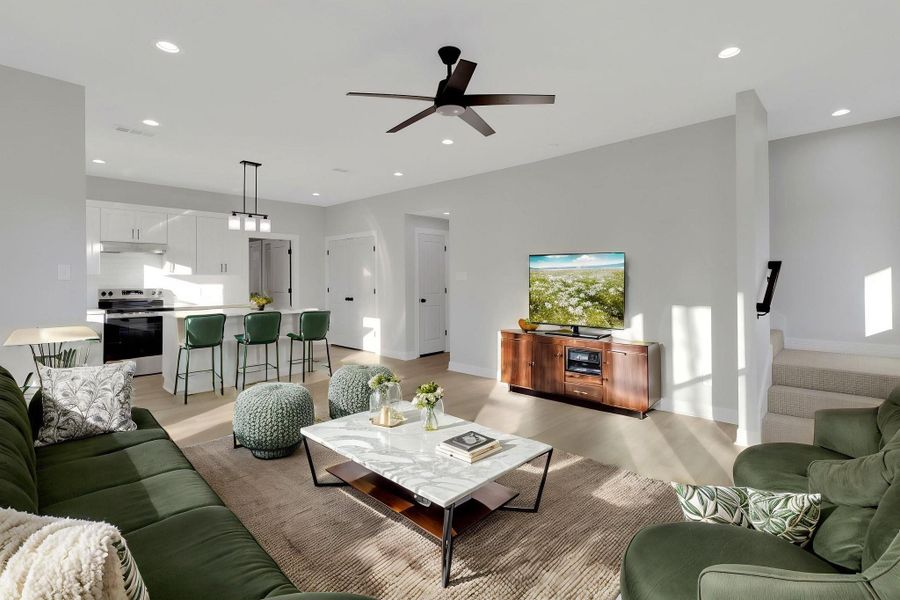 Furnished interior view inside a new home in , Liberty (Image 11). Furnished interior view inside a new home in , Liberty (Image 11).