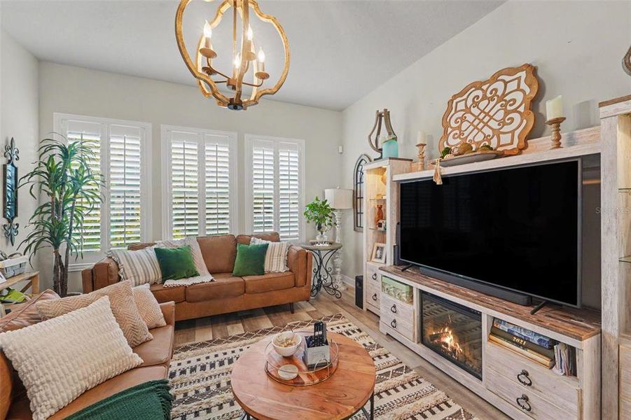 Furnished interior view inside a new home in , Tampa (Image 10). Furnished interior view inside a new home in , Tampa (Image 10).