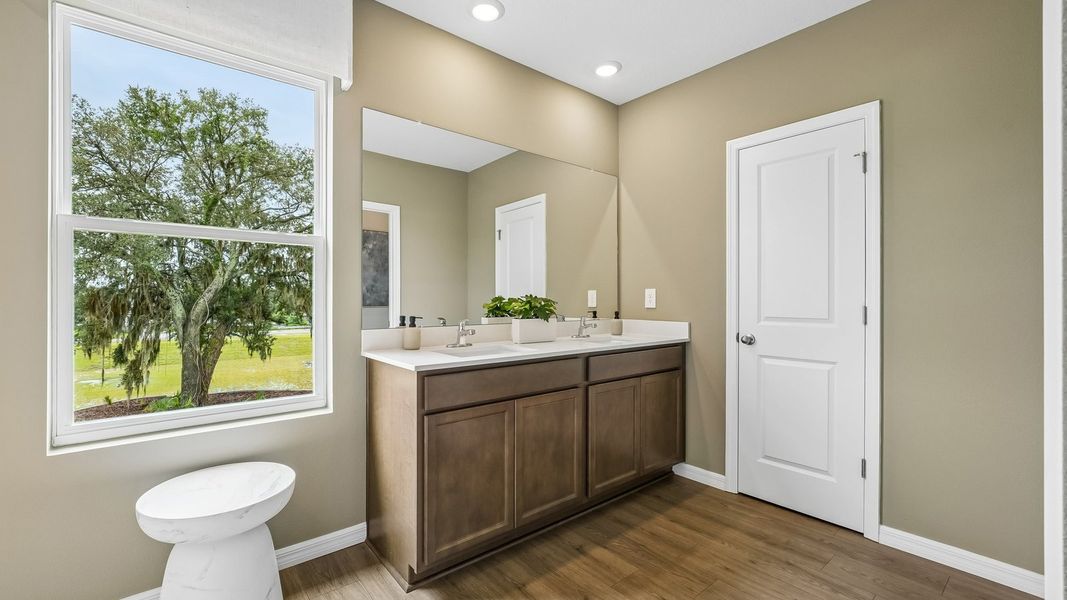 Furnished interior view inside a new home in Northwater at Two Rivers, Zephyrhills (Image 37).