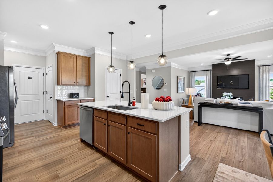 Furnished interior view inside a new home in Saddle Ridge, Calhoun (Image 12).